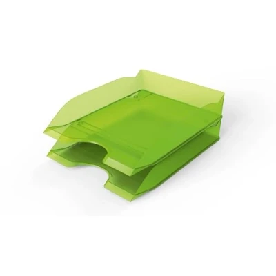 Abbildung von Durable Briefablageschale BASIC A4, lindgrün, Abflagefächer stapelbar, 6 Stück, 1701674017