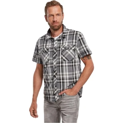 Abbildung von Brandit Roadstar Hemd, Herren, Größe: Medium, Black/charcoal