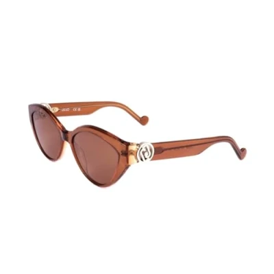 Abbildung von Liu Jo Unisex LJ767SR Sunglasses, 216 Caramel, 56