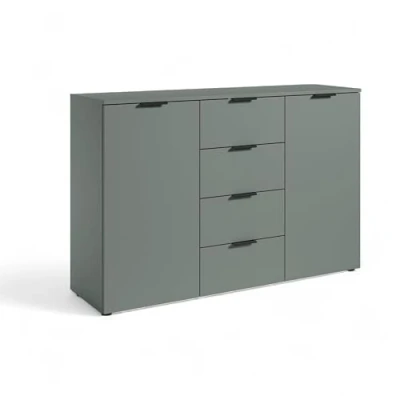 Abbildung von HBZ Sideboard &quot;Linz Kommode, BxHxT 135x90x40cm&quot;, (1 St.), Breite 135cm,Lip Griff, Melaminbeschichtung