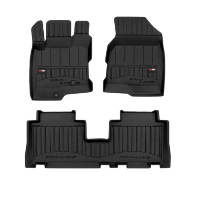 Abbildung von FROGUM 3D407558 Fußmattensatz Gummi vorne und hinten 4 schwarz CHEVROLET: Captiva