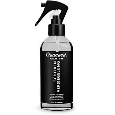 Abbildung von Cleaneed Premium Scheibenversiegelung Auto (Regenabweiser Spray, Windschutzscheiben Versiegelung), Einfache Anwendung und Lange Haltedauer mit starkem Abperleffekt