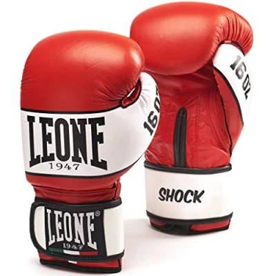 Abbildung von LEONE 1947, Shock Boxhandschuhe, Unisex Erwachsene, Rot, 10 OZ, GN047
