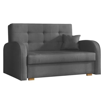 Abbildung von Mirjan24 Schlafsofa Viva Gold II mit Bettkasten, 2 Sitzer Polstersofa Schlaffunktion inkl. Kissen, Sofa, Sofagarnitur, Bettsofa, Wohnlandschaft, Farbauswahl (Kronos 22)