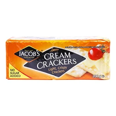 Abbildung von Jacob&#039;s Cream Crackers. 200g Pack (Pack of 6)