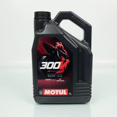 Abbildung von Ölkanister Motul 300V Road Racing 10W50 4T 100% Synthese 4L für Motorrad