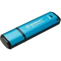 Abbildung von Kingston IronKey Vault Privacy 50 FIPS 197 zertifizierter und mit XTS AES 256 Bit verschlüsselter USB Stick für mehr Datenschutz IKVP50/128GB