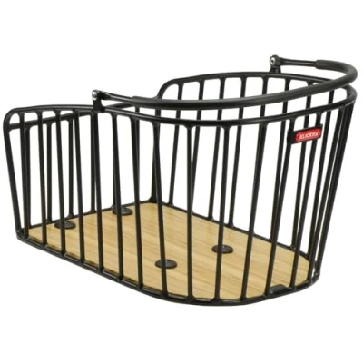Abbildung von KLICKfix Unisex Erwachsene Hinterradkorb 2128019630 Hinterradkorb, schwarz, 42x28x25cm