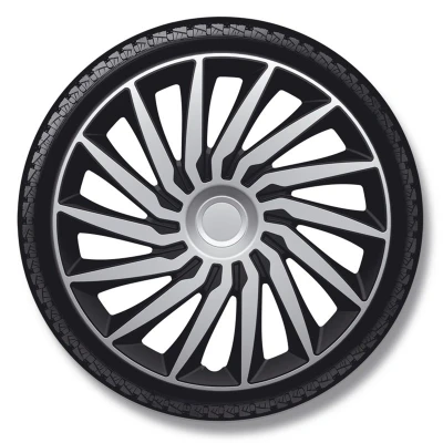 Abbildung von AutoStyle PP 5404SB Radblenden 14Zoll schwarz/silber