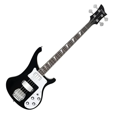 Abbildung von Rocktile Pro RB 400B Blackbird E Bass (Longscale, Humbucker, Single Coil, eingeleimter Hals) schwarz
