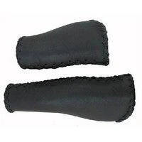 Abbildung von Velo Griff Leder Ergo 92/135mm schwarz