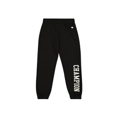 Abbildung von Champion Mädchen Legacy Graphic Shop G (405027) Ultra Light Soft Compact Powerblend Fleece Elastic Cuff Trainingshose, Schwarz (KK001), 5 6 Years