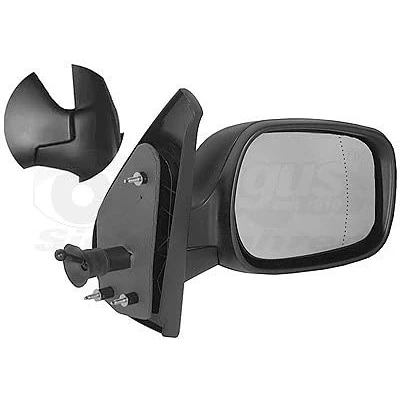 Abbildung von Außenspiegel Van Wezel 4310814 rechts Komplettspiegel, asphärisch, inneneinstellbar, Einstellung: Gestänge RENAULT: Kangoo I, I Rapid kfzteile,