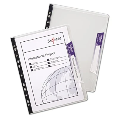 Abbildung von Snopake A4 TabFile Universal Ringbuch transparent [5 Stück] Ref: 13727