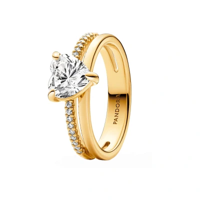 Abbildung von Pandora Ring, Damen, Größe: 54, Gold plated