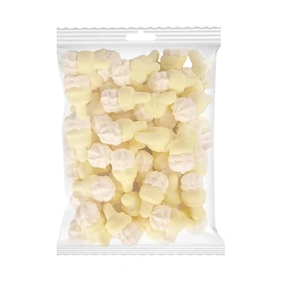 Abbildung von Candy Bar Marshmallow Eishörnchen weiß sauer 750g ca. 47 Stück pro Beutel Marshmallows für Hochzeit Babyshowerparty Deko Großpackung Saure