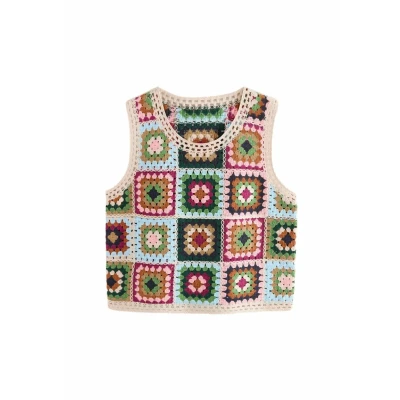 Abbildung von Next Regular FIT Patch Square Top, Damen, Größe: SxR, Green multi