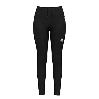 Abbildung von ODLO Ceramiwarm Langlauf Tights, Damen, Größe: Medium, Black