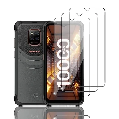 Abbildung von Ydiciv 3 Stück Schutzfolie für Ulefone Power Armor 14 PRO Panzer Schutz Glas, [9H Härte Glas], [HD Klar Schutzglas], [No Bubble],