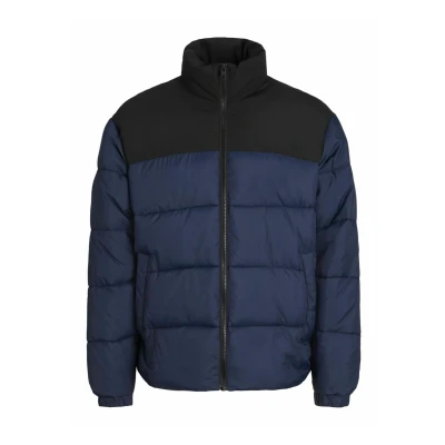 Abbildung von Jack &amp; Jones Jjmoon Stand Collar Puffer Winterjacke, Herren, Größe: XXL, Navy blazer
