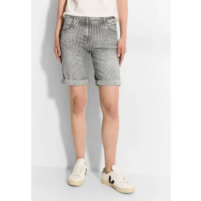 Abbildung von Cecil Jeans Shorts, Damen, Größe: 27, Grau