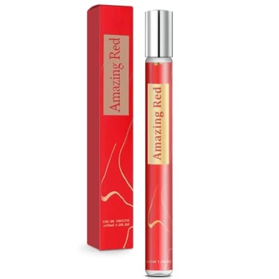 Abbildung von 1 Stück Woman Duft Spray, Body &amp; Hair Fragrance Mist,Parfum Spray,Fruchtig blumiges Damen Parfüm,35ml Damenparfüm,Long Duration Damenduft,Tragbarer Duft(Kristallrot）