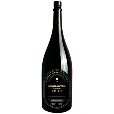 Abbildung von Quarantini Dry Gin Magnum Edition (1,5l) Premium mit aromatischen Botanicals aus Papaya, Bergamotte und Pomeranze Perfekt geeignet als Geschenk