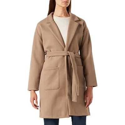 Abbildung von Pieces Pcjolene Light Jacket Klassischer Mantel, Damen, Größe: Medium, Fossil