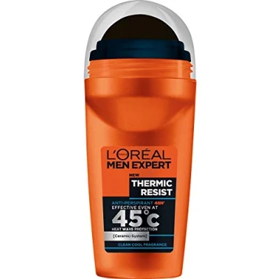 Abbildung von L&#039;Oréal Paris Men Expert Antiperspirant Thermic Resist Dezodorant im Kugel, Schutz für 48H, 50ml