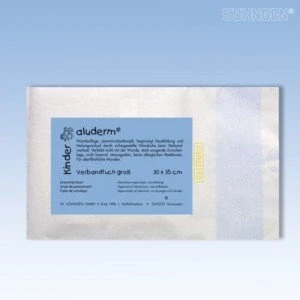 Abbildung von Aluderm Kinder Verbandtuch 30x35 cm 1 St