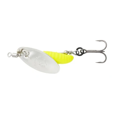 Abbildung von Savage Gear Grub Spinner Silver Yellow 3.8g