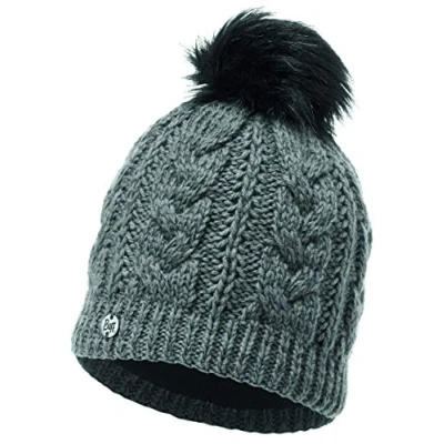Abbildung von Buff Damen Strikket og Polar Darla Mütze, Grey Pewter, Einheitsgröße EU