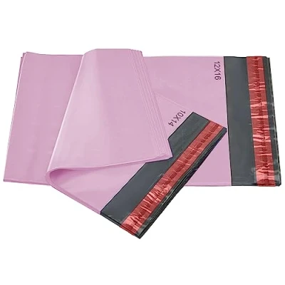 Abbildung von iSOUL Versandtaschen, selbstklebend, 2 Größen, je 25 Stück, Rosa, 50 Stück