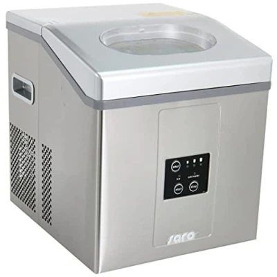 Abbildung von Saro EB 15 Eiswürfelbereiter/15 kg/24 h/230 V/1 Ph/0,16 kW/3 Eiswürfelgrößen wählbar/Luftkühlung