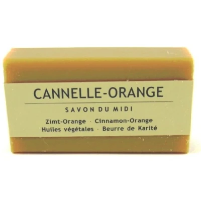 Abbildung von Savon du Midi Bio Karitébutter Seife Zimt Orange, 100 g