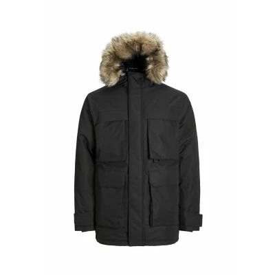 Abbildung von Jack &amp; Jones Parka, Herren, Größe: 4XL, Black