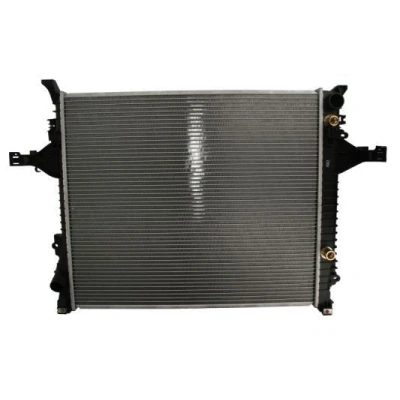 Abbildung von THERMOTEC D7V004TT Kühler, Motorkühlung für Fahrzeuge mit/ohne Klimaanlage 528 620 40 Automatikgetriebe Kühlrippen gelötet VOLVO: XC90 I
