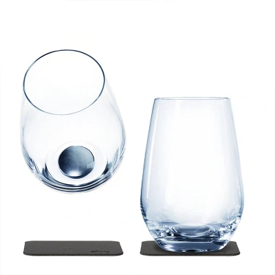 Abbildung von Silwy Magnetic Crystal Trinkglas 0,4 l (Set von 2)