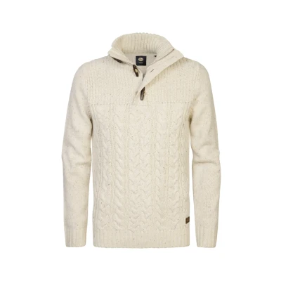 Abbildung von Petrol Industries Strickpullover, Herren, Größe: XL, Ecru