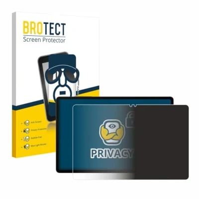Abbildung von BROTECT Anti Spy Blickschutzfolie für Samsung Galaxy Tab S9 WiFi Privacy Screen Protector [Displayschutz Folie, Sichtschutz, Blaulichtfilter]