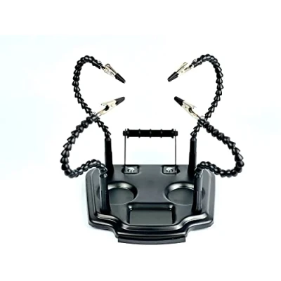 Abbildung von edi tronic Helfende Hand Dritte Flexible Arme Platinenhalter Löthilfe Werkstückhalter