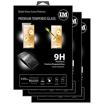 Abbildung von cofi1453 3X Schutz Glas 9H Tempered Glass Display Folie Screen Protector kompatibel mit Google Pixel 6 Pro