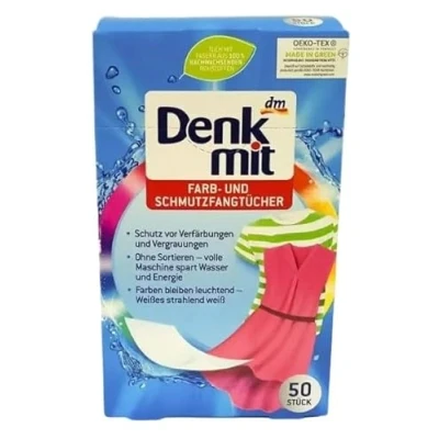 Abbildung von (Denkmit, Tücher zur Farberhaltung beim Waschen, 50 Stück (PRODUKT AUS DEUTSCHLAND)