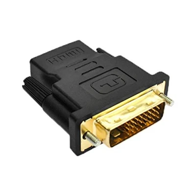 Abbildung von HDMI BUCHSE &gt; DVI STECKER 24+1 Kabel Adapter 1080P 3D 4K Full HD TV PC
