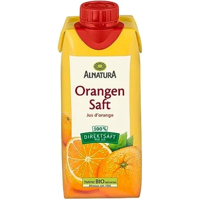 Abbildung von Alnatura Bio Orangensaft, 330ml
