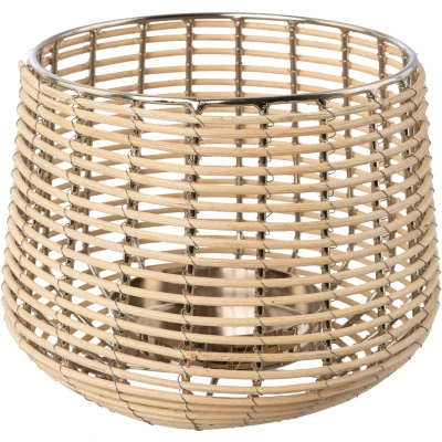Abbildung von Home affaire Windlicht &quot;Kerzenhalter Vallenay&quot;, (1 St.), aus Naturweide und Metall