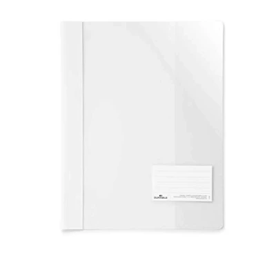 Abbildung von Durable Sichthefter für Din A4, Überbreite, weiß, 25er Packung, 269002