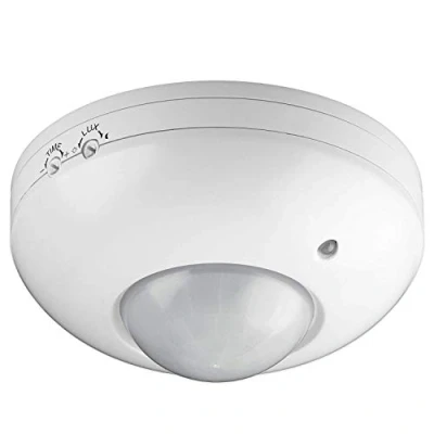 Abbildung von Goobay 95172, Passiver Infrarot Sensor (PIR), Kabelgebunden, 6 m, Zimmerdecke, Indoor, Weiß