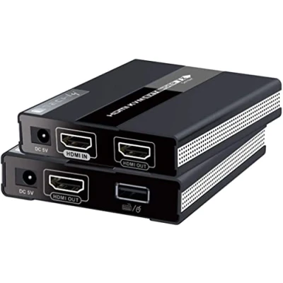 Abbildung von Techly HDMI KVM Extender über CAT5