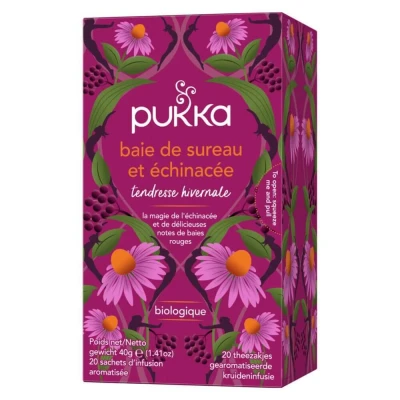 Abbildung von Pukka Org. Teas Holunder &amp; Echinacea Bio (20 Beutel) Reform